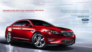 Ford Taurus, SHO Ad Campaign More About Toys, Less About Driving